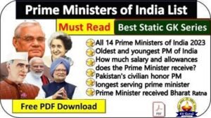 All Prime Ministers of India from 1947 to 2023 Free PDF | India PM List 1 All Prime Ministers of India from 1947 to 2023 Free PDF | India PM List