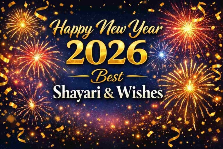 New Year Shayari | Happy New Year 2026 Shayari |New Year Wishes in Hindi PDF