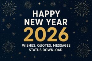 Happy New Year 2026: Wishes, Quotes, Messages, Status Download