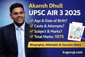 Akansh Dhull UPSC AIR 3 2026: Age, Date of Birth, Caste, Total Attempts, Marksheet, Biography 1 Akansh Dhull UPSC AIR 3 2026: Age, Date of Birth, Caste, Total Attempts, Marksheet, Biography