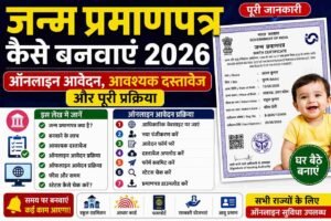 जन्म प्रमाणपत्र कैसे बनवाएं 2026: ऑनलाइन आवेदन, आवश्यक दस्तावेज और पूरी प्रक्रिया